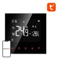 Avatto Smart LCD WiFi termostat za električno grijanje 16a tuya crni alexa google pomoćnik