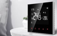 Avatto Smart LCD WiFi termostat za električno grijanje 16a tuya crni alexa google pomoćnik
