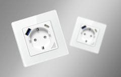 Avatto Smart Wifi Wall Outlet 16a 2xusb Tuya White Alexa Google Assistant