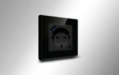 Avatto Smart Wifi Wall Outlet 16a 2xusb Tuya Black Alexa Google Assistant