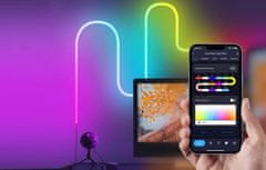 Avatto Smart Wifi RGBIC LED svjetlosna traka u Mat cijevi 5m IP68 Tuya Alexa Google Assistant