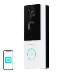 Botslab Baterija. 5000mAh WiFi pametni portafon i zvono s 3MP kamerom Alexa Google asistent