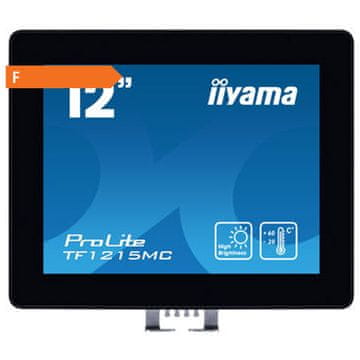 iiyama ProLite TF1215MC-B1 (12.1") 31cm IPS DP/HDMI/VGA open frame informativni / interaktivni monitor na dodir