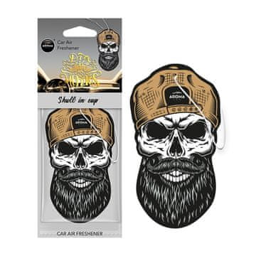 slomart AROMA CAR Muertos Skull in a cap osvježivač zraka, viseći