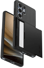 Spigen Slim Armor CS maska za Galaxy S25 Ultra, crna (ACS08967)