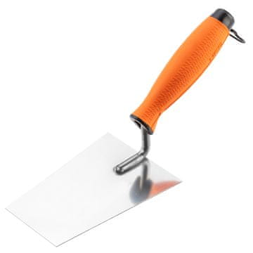 Trapezoidna gleterica za štukaturu, 140 mm, drška od dva materijala