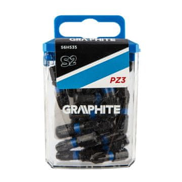 slomart GRAPHITE udarni bit PZ3 x 25 mm, 20 komada