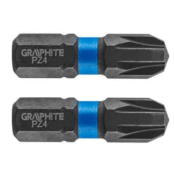 slomart GRAPHITE udarni bit PZ4 x 25 mm, 2 kom