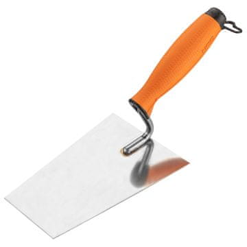 Trapezoidna gleterica za štukaturu, 160 mm, drška od dva materijala