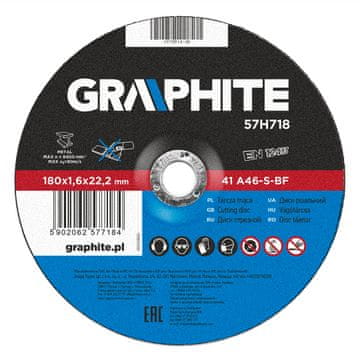 Topex Metalna rezna ploča 180 x 1,6 x 22,2 mm, 41 A46-S-BF