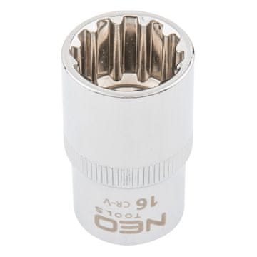 Nasadni ključ s utorom 1/2", 16 mm