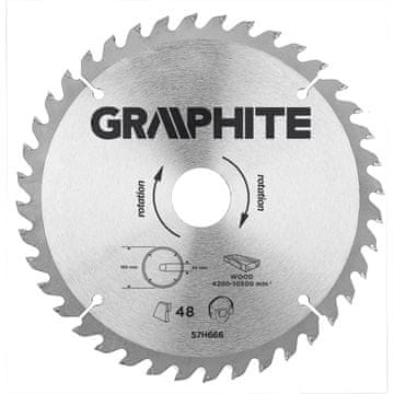 slomart List kružne pile GRAPHITE, vidia, 190 x 30 mm, 40 zuba