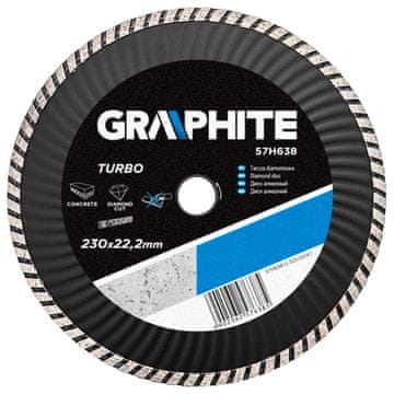 Dijamantni disk 230 x 22,2 mm, turbo val