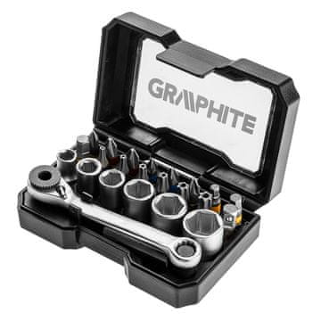slomart Set bitova GRAPHITE, 24 komada