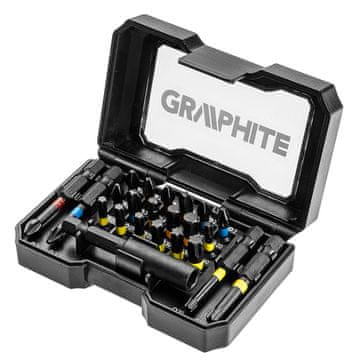 slomart Set bitova GRAPHITE, 23 komada