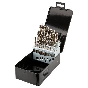 HSS-Co svrdla za metal 1,0-13,0 mm, set od 25