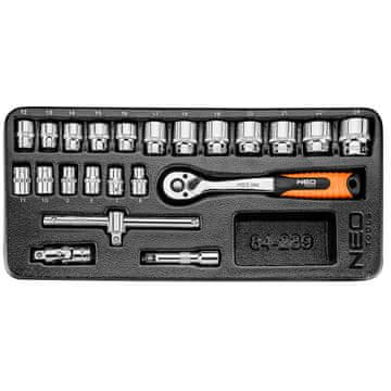 Nasadni ključevi 3/8", set od 22, umetak