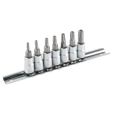 Torx bitovi na nasadnom ključu 35 mm, set od 7 komada