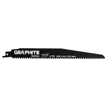 slomart GRAPHITE List za ubodnu pilu, HM, 228 mm | Za beton i ciglu