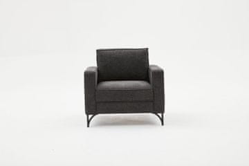 Atelier Del Sofa Sofa, Antracit Crno, Berlin - Anthracite, Black