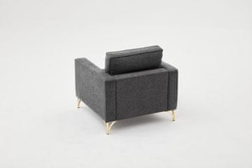 Atelier Del Sofa Sofa, Antracit Zlato, Berlin - Anthracite, Gold
