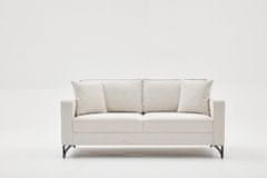Atelier Del Sofa Dvosjed, Krem Crno, Berlin - Cream, Black