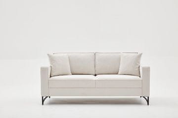 Atelier Del Sofa Dvosjed, Krem Crno, Berlin - Cream, Black