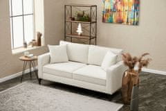Atelier Del Sofa Dvosjed, Krem Crno, Berlin - Cream, Black