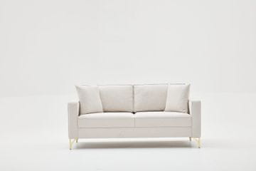 Atelier Del Sofa Dvosjed, Krem Zlato, Berlin - Cream, Gold