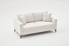 Atelier Del Sofa Dvosjed, Krem Crno, Berlin - Cream, Black