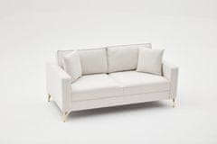 Atelier Del Sofa Dvosjed, Krem Zlato, Berlin - Cream, Gold