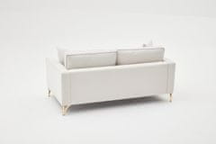 Atelier Del Sofa Dvosjed, Krem Zlato, Berlin - Cream, Gold