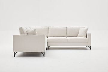 Atelier Del Sofa Kutna garnitura, Krem Crno, Berlin - Cream, Black