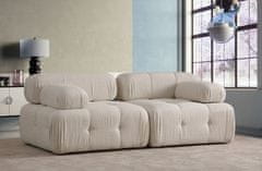 Atelier Del Sofa Dvosjed, Doblo 2 Seater ( L1-1R) Cream Bouclette