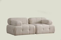 Atelier Del Sofa Dvosjed, Doblo 2 Seater ( L1-1R) Cream Bouclette