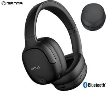 Manta Rytmo Elegance slušalice, Hybrid ANC, USB-C, Phantom black