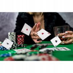 Kruzzel XXL Texas Holdem poker set od 500 žetona od aluminija. kofer