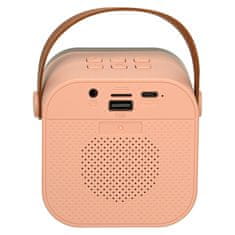 Luniks Bluetooth karaoke set sa zvučnikom i 2 mikrofona – 6W, roza