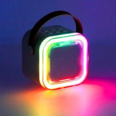 Luniks Bluetooth karaoke set sa zvučnikom i 2 mikrofona – 6W, roza