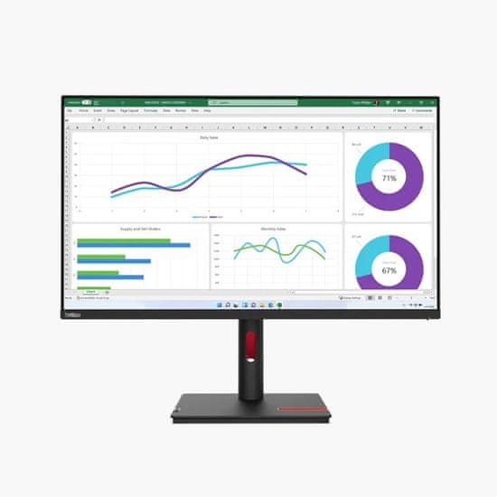 Lenovo Monitor ThinkVision T32h-30, 80 cm (31,5"), QHD, WLED (63D3GAT1EU)