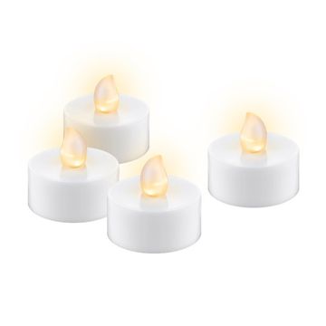 Goobay LED s timerom 3.8x3.7cm set 4 bijela čajna svjećica