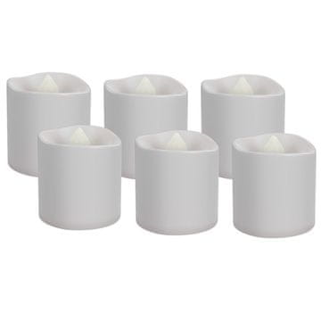 Goobay LED 4.2x3.9cm set 6 stolnih bijelih baterijskih svijeća