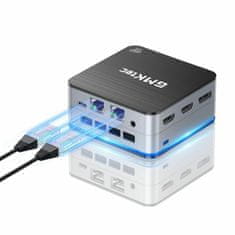 GMKtec računalo mini PC G2 Intel N150 12GB RAM DDR5 256GB crno NucBox