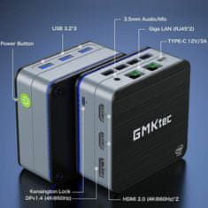GMKtec računalo mini PC G2 Intel N150 12GB RAM DDR5 256GB crno NucBox