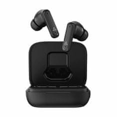 S-box Crne bluetooth slušalice s mikrofonom, ANC LCD zaslonom, EB-TWS08-B