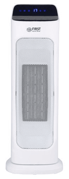 First Austria Keramički grijač najprije stoji s menadžerom, 2000W, LED zaslon, bijeli