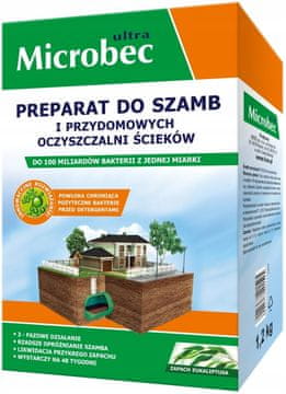 BROS Priprema septičke jame s eukaliptusom 1,2 kg Učinkovita biorazgradnja septičkih jama