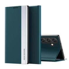 MG Sleep Case Pro preklopna maska za Samsung Galaxy S25, zeleno