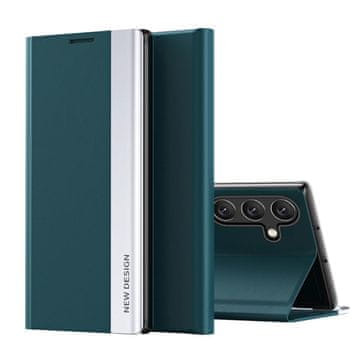 MG Sleep Case Pro preklopna maska za Samsung Galaxy S25, zeleno