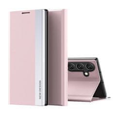 MG Sleep Case Pro preklopna maska za Samsung Galaxy S25, ružičasta